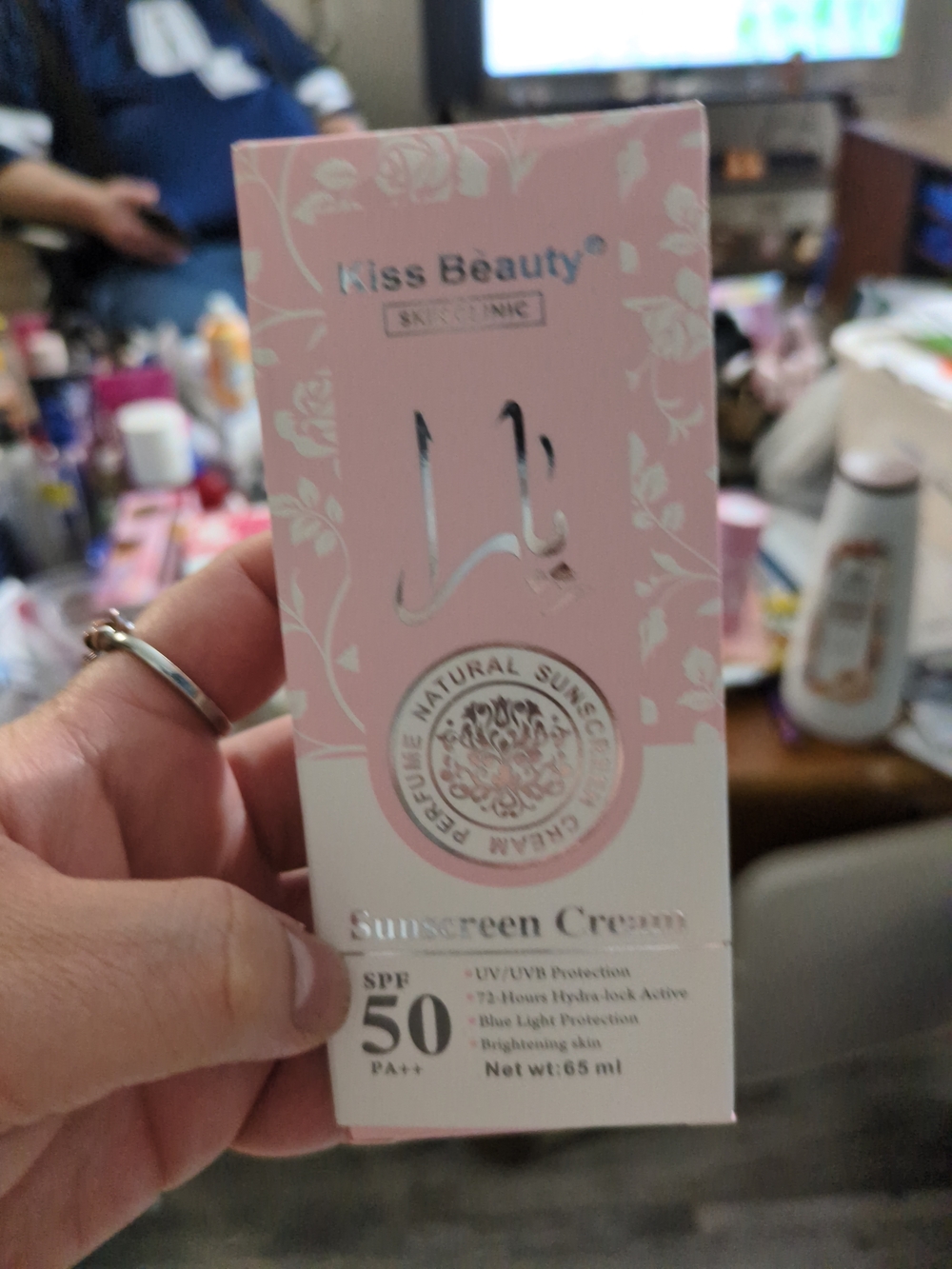 Pink Sunscreen Cream SPF 50 PA++